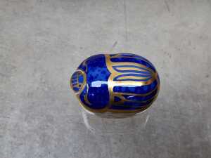 Royal Crown Derby gilded porcelain Millennium Bug figure - 4