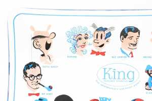 1950s King Features Syndicate cartoon glass dish - 2