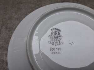Antique Crescent China hand-painted and gilded porcelain demitasse - 5
