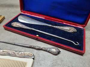 Antique dressing table items - 3