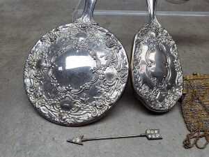 Antique dressing table items - 5