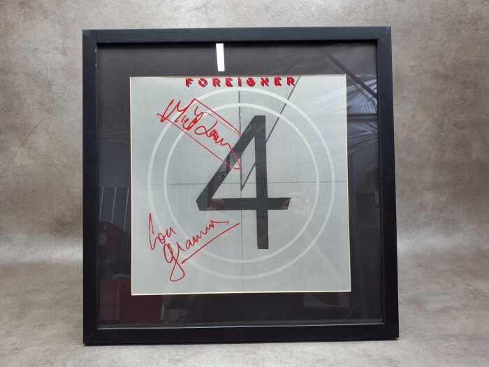Foreigner 'Four' framed album cover.
