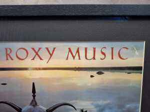 Roxy Music 'Avalon' framed LP cover - 3