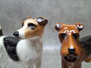 Two Beswick English porcelain dog figures - 4