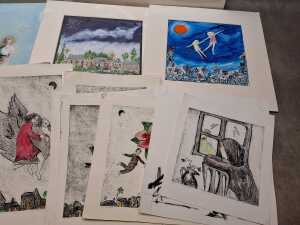Assorted artworks by Tasmanian artist Karen Armstrong - 2