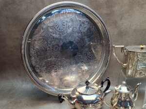 Silver plate, metalware and Pyrex glass items - 2