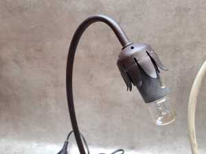 Two goose neck desk lamps - 4