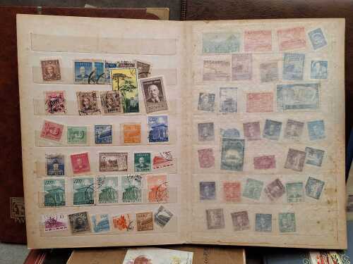 Collection of world stamps