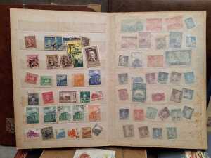 Collection of world stamps