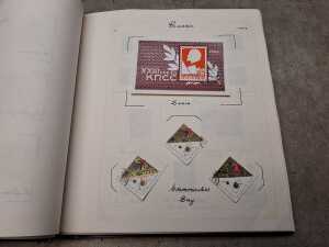 Six World Stamp albums - 6