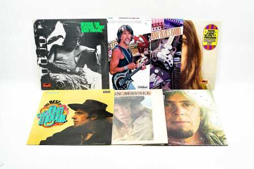 Seven John Mayall British Blues vinyl records