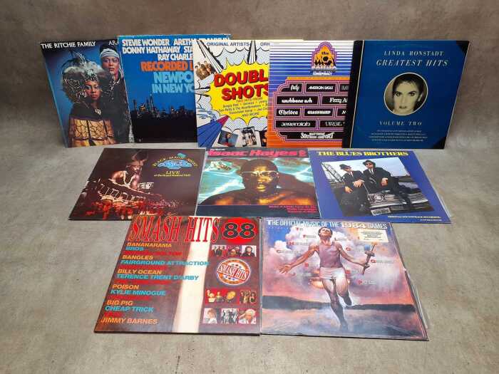 10 Rock, Pop, Soul and Funk vinyl records