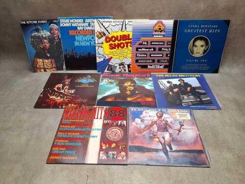 10 Rock, Pop, Soul and Funk vinyl records