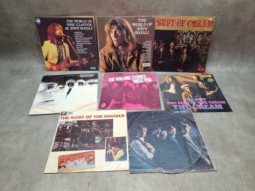 Eight Blues and Rock vinyl records