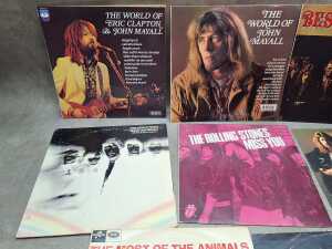 Eight Blues and Rock vinyl records - 2