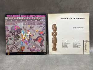 Eight Blues vinyl records - 2