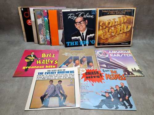 Assorted vinyl records