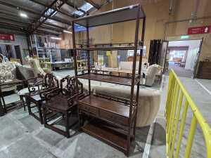 Oriental open display cabinet - 2