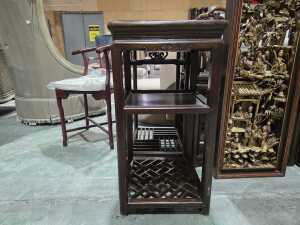 Chinese rosewood side table