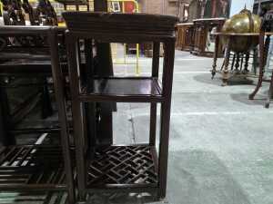 Chinese rosewood side table - 2