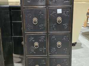 Pair of Chinese apothecary-style cabinets - 2