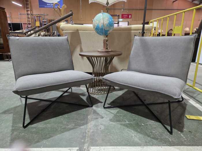 Pair of modern occasional chairs