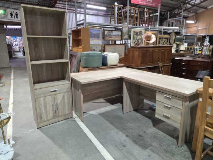 Contemporary set of three home office furniture