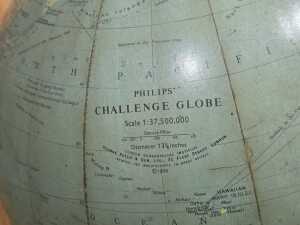 Philip's Challenge Globe, London Geographical Institute, 1958 - 3