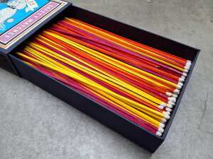 MASIVE BOX!! Archivist 'Three Poodles' Giant Safety matches - 2