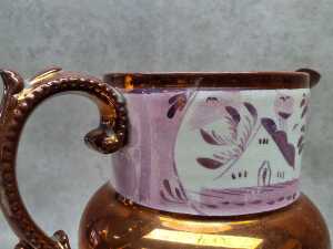 Two lustreware ceramic pieces - 3