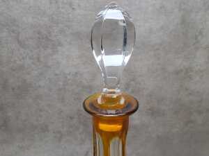 Two cut to clear crystal decanters - 5