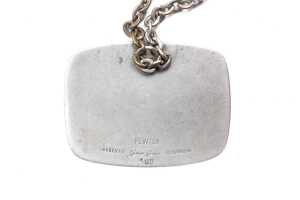 A Jorgen Jensen necklace and bracelet set in pewter - 3