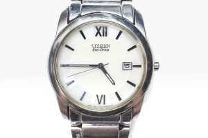 A Citizen Eco-drive stainless steel watch - 2