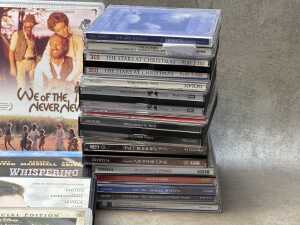 Assorted CDs and DVDs, including soundtracks and westerns - 6