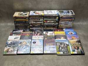 Assorted DVDs, mostly UK TV dramas and nostalgia