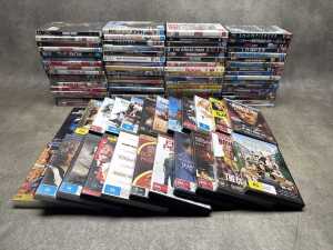Mostly DVD movies