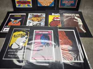 Collection of music-related reproduction posters - 3