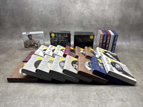 Jazz CD box sets, mostly Hall of Fame series