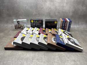 Jazz CD box sets, mostly Hall of Fame series