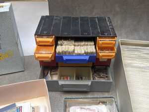 Collection of stamps on and off paper including Australia - 3