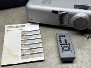 NEC VT 460 portable LCD projector with remote. - 2