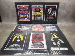 Collection of music-related reproduction posters