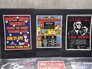 Collection of music-related reproduction posters - 2