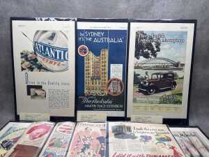 Collection of original and reproduction advertisement prints - 3