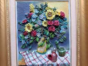 Two wall mounted 3D paintings - 2