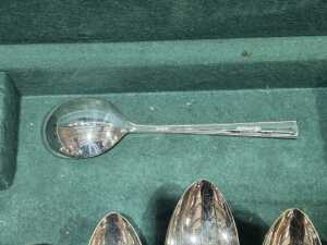 Art Deco Viner & Hall silver-plated cutlery setting for six - 4