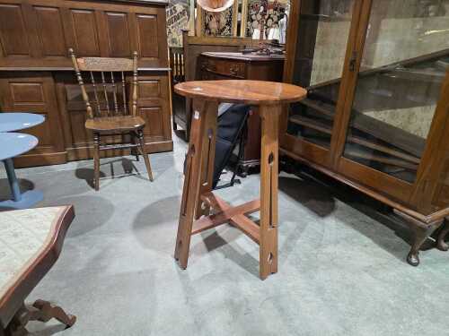 Arts and crafts blackwood occasional table