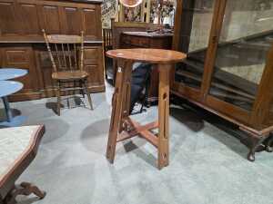 Arts and crafts blackwood occasional table