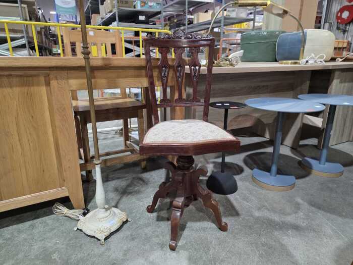 Edwardian swivel chair
