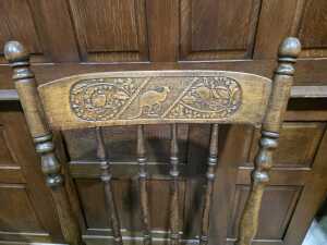 Pressed back kangaroo chair - 4